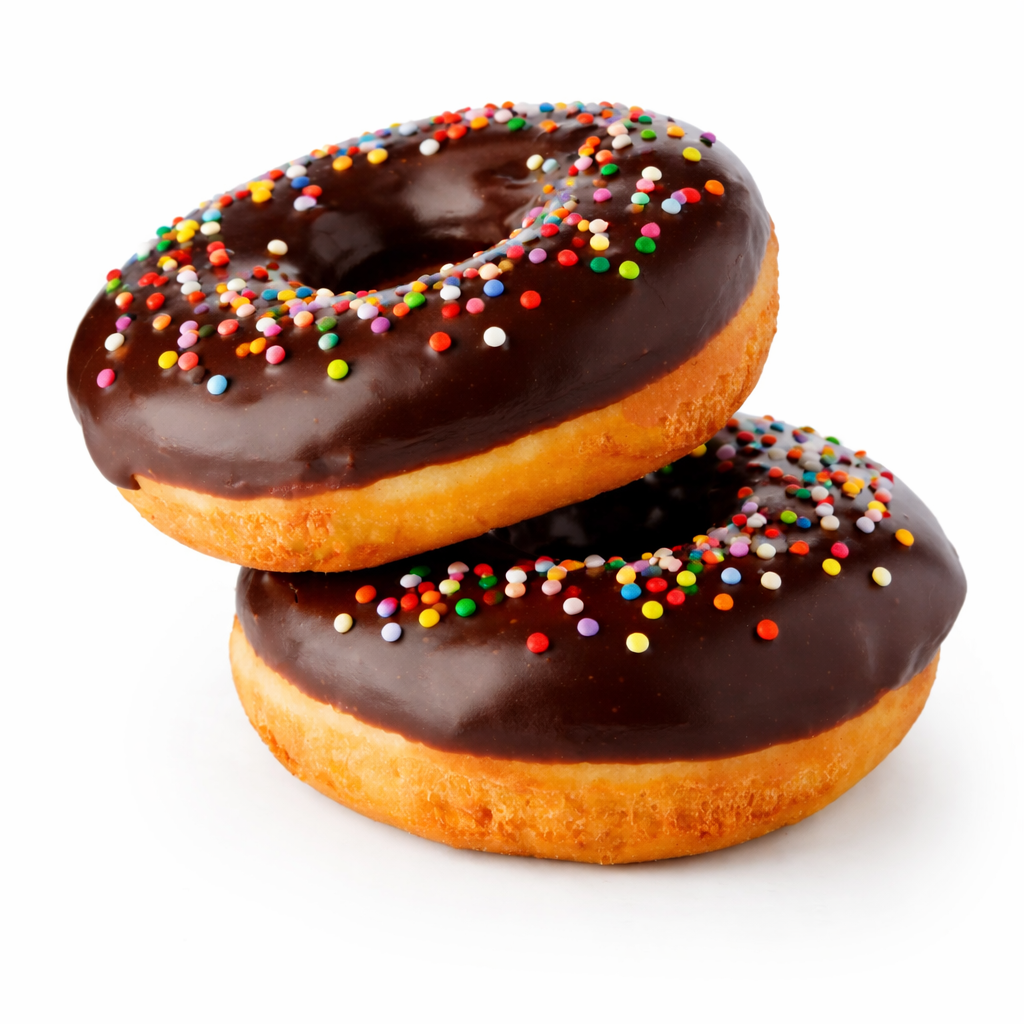 Chocolate Donuts with Sprinkles
