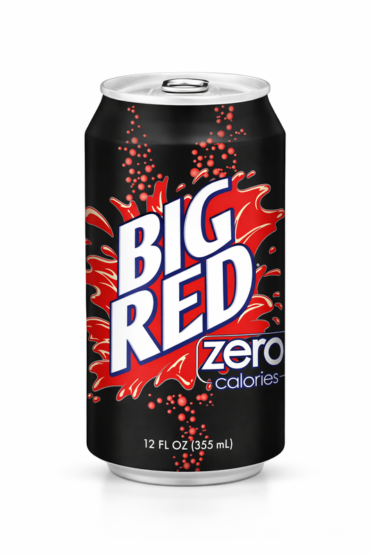 Big Red Zero 12 Oz Can