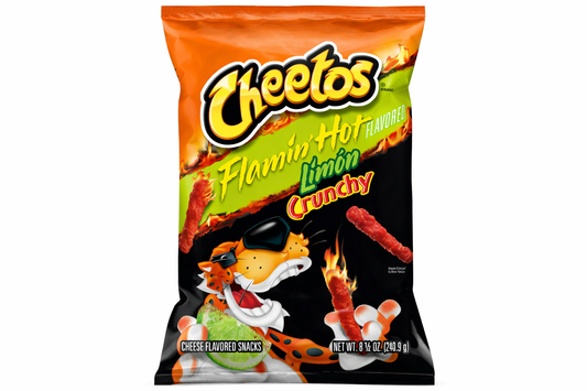 Cheetos Flamin'hot Limon 8 1/2oz